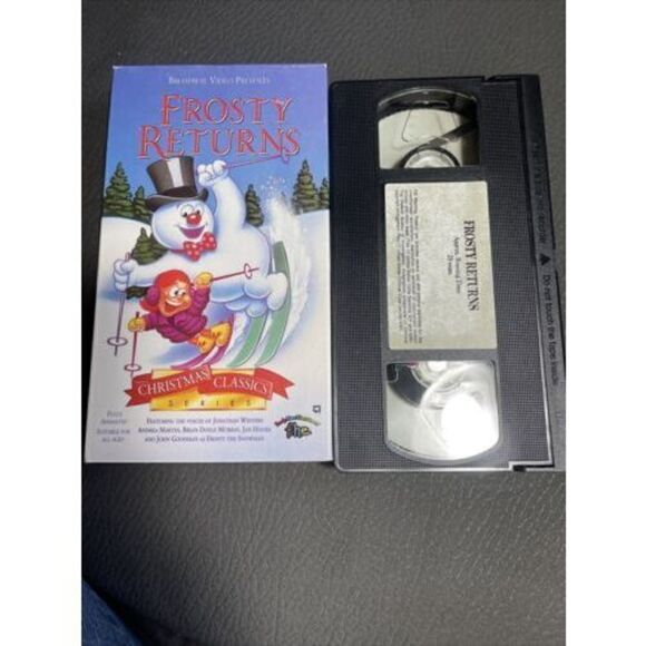 Frosty Returns -Christmas Classics Series - VHS (1993) Golden Snowman Family EUC - Picture 7 of 7